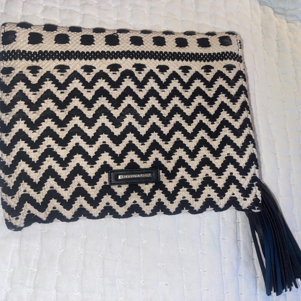 REBECCA MINKOFF  chevron clutch